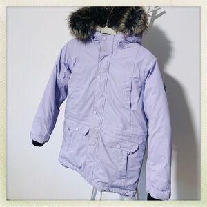 Lands end Kids expedition waterproof winter parka coat Size L (10-12)
